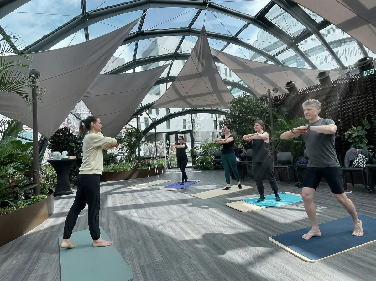 Cours de yoga et pilates organisés au POD Angers