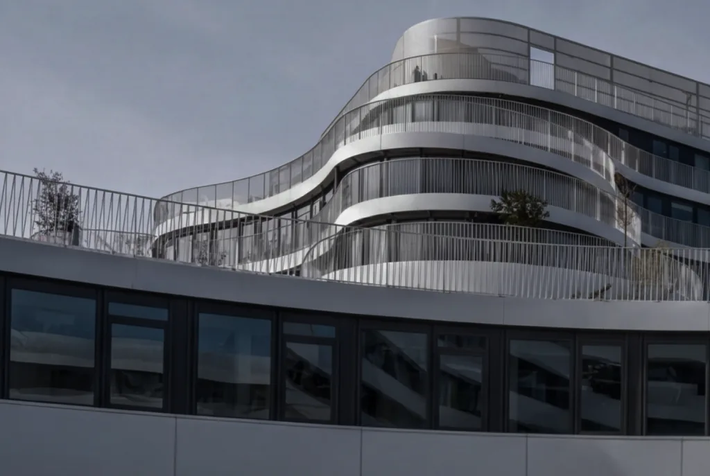 Le POD Angers — façade du bâtiment de coworking, quartier Saint-Serge